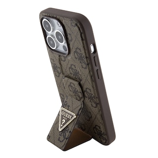 Foto 2 | Funda Guess 4g Logo Clásico Con Stand Para Iphone 15 Pro