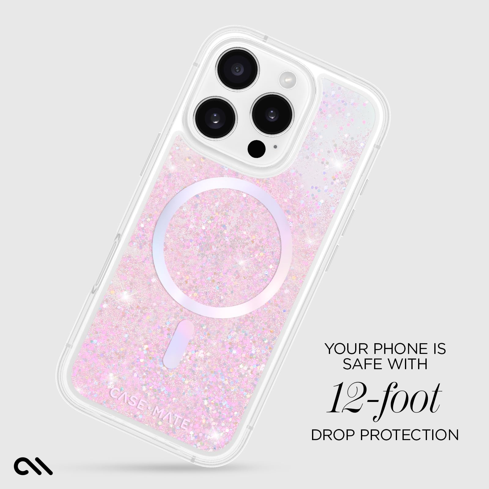 Foto 4 pulgar | Funda para Teléfono Case-Mate para iPhone 16 Pro Soap Bubble Waterfall - Venta Internacional