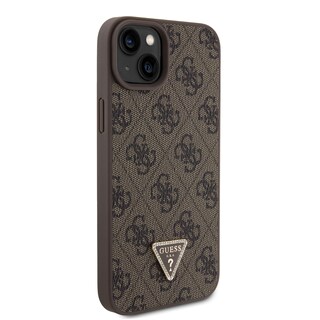 Foto 4 | Funda Guess 4G Crossbody para iPhone 15 Plus - Café