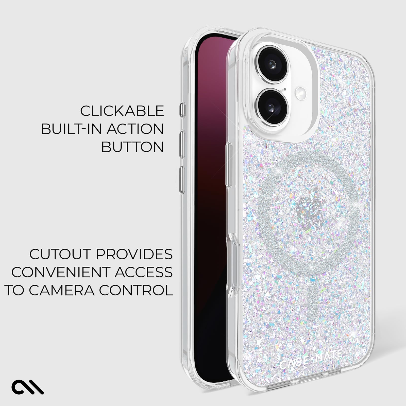 Foto 5 pulgar | Funda de Teléfono Case-mate Para Iphone 16 Twinkle Disco Con Magsafe - Venta Internacional