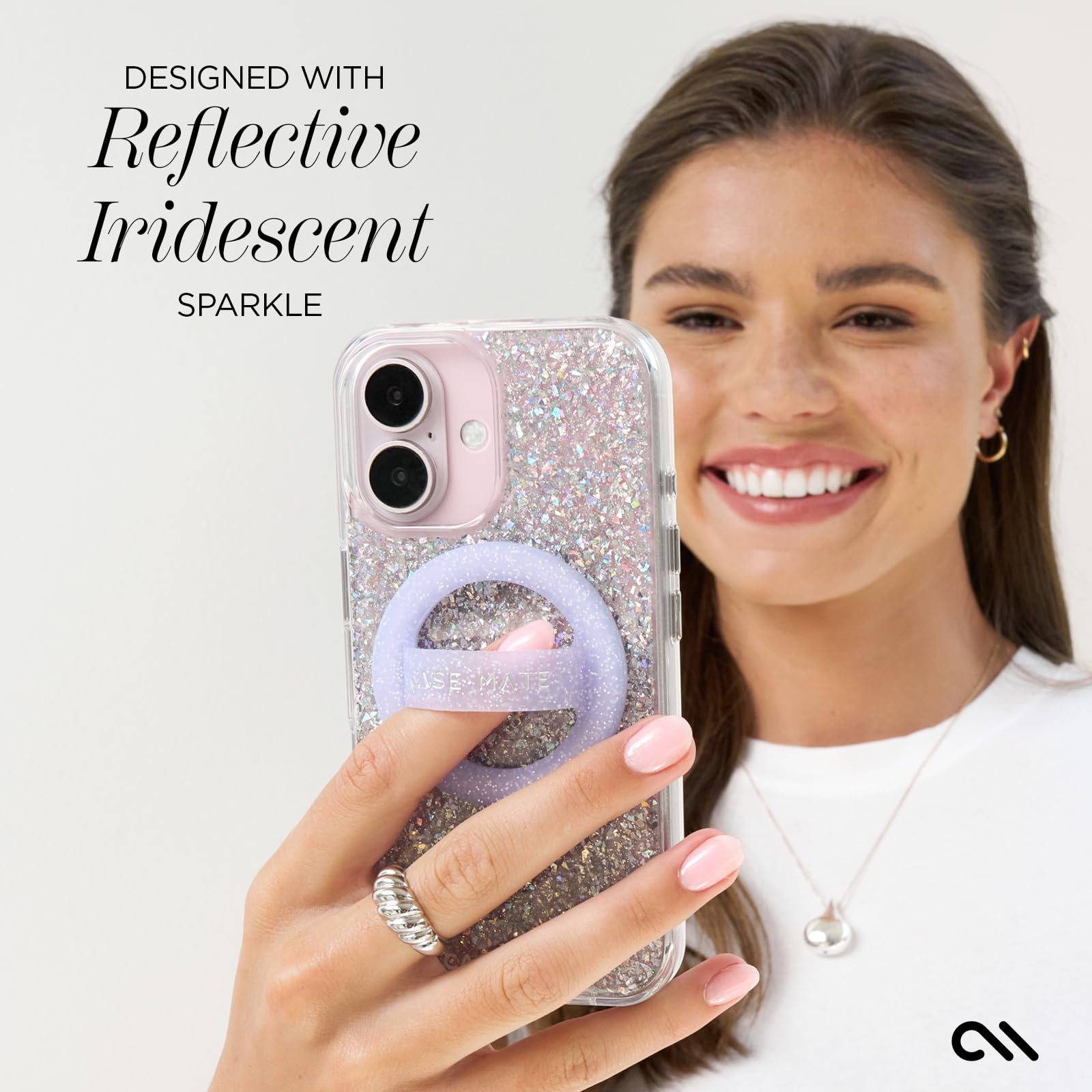 Foto 7 pulgar | Funda de Teléfono Case-mate Para Iphone 16 Twinkle Disco Con Magsafe - Venta Internacional