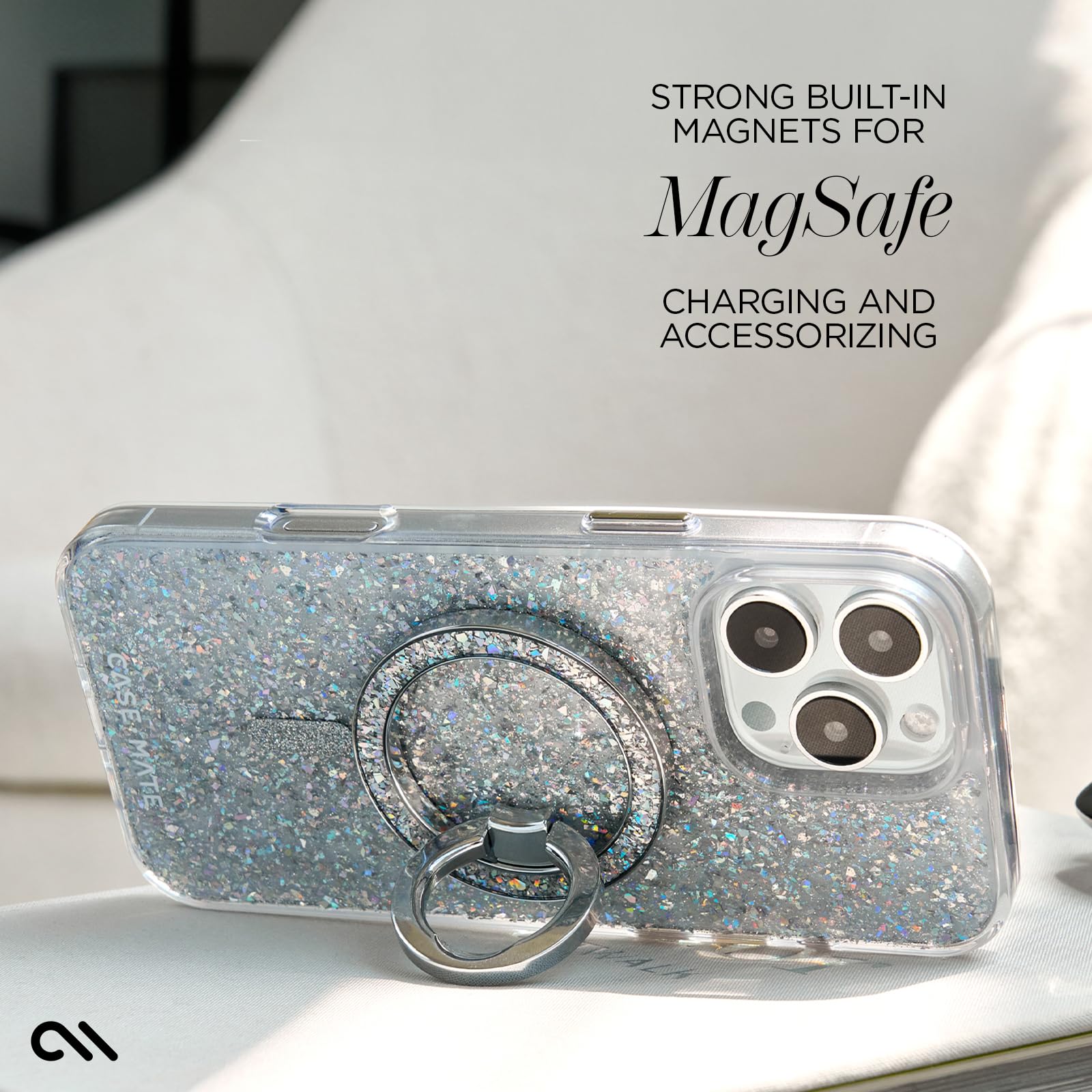 Foto 7 pulgar | Funda Para Teléfono Case-mate Iphone 16 Pro Twinkle Disco - Venta Internacional.