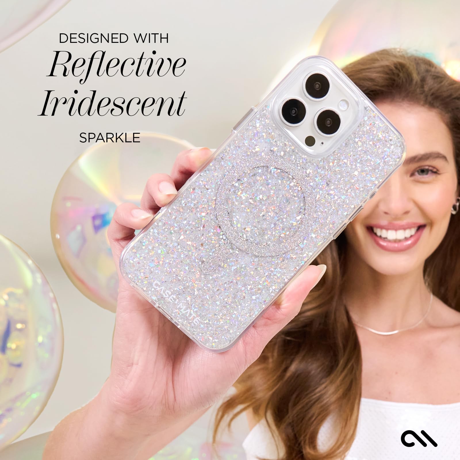 Foto 8 pulgar | Funda Para Teléfono Case-mate Iphone 16 Pro Twinkle Disco - Venta Internacional.