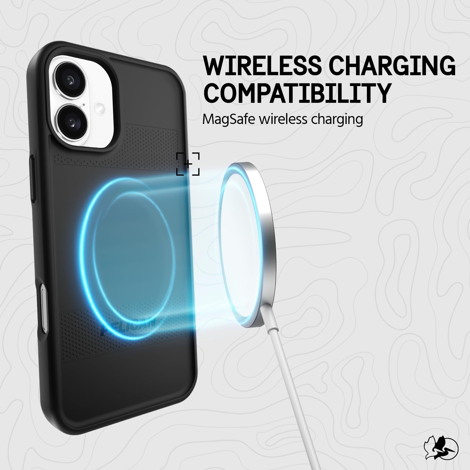 Foto 7 | Funda de Teléfono Pelican Protector para iPhone 16 Plus con Magsafe Negra - Venta Internacional