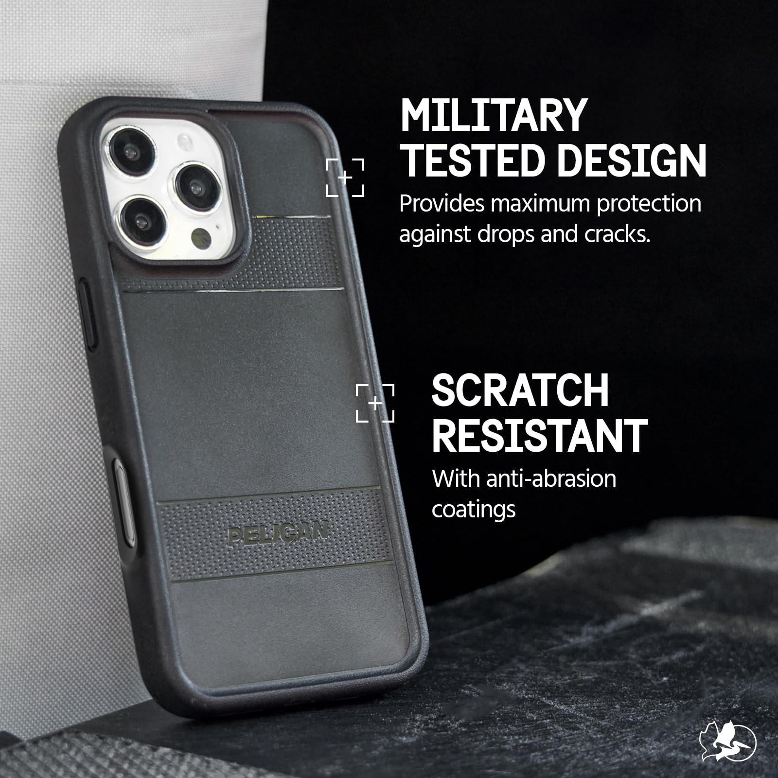 Foto 6 pulgar | Funda para Teléfono Pelican Protector iPhone 16 Pro Max Negra - Venta Internacional