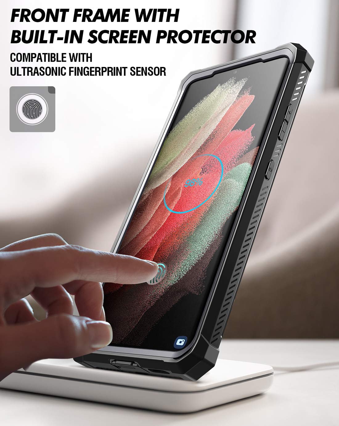 Foto 4 pulgar | Funda Poetic Spartan para Samsung Galaxy S21 Ultra 5g de 6.8 " - Venta Internacional