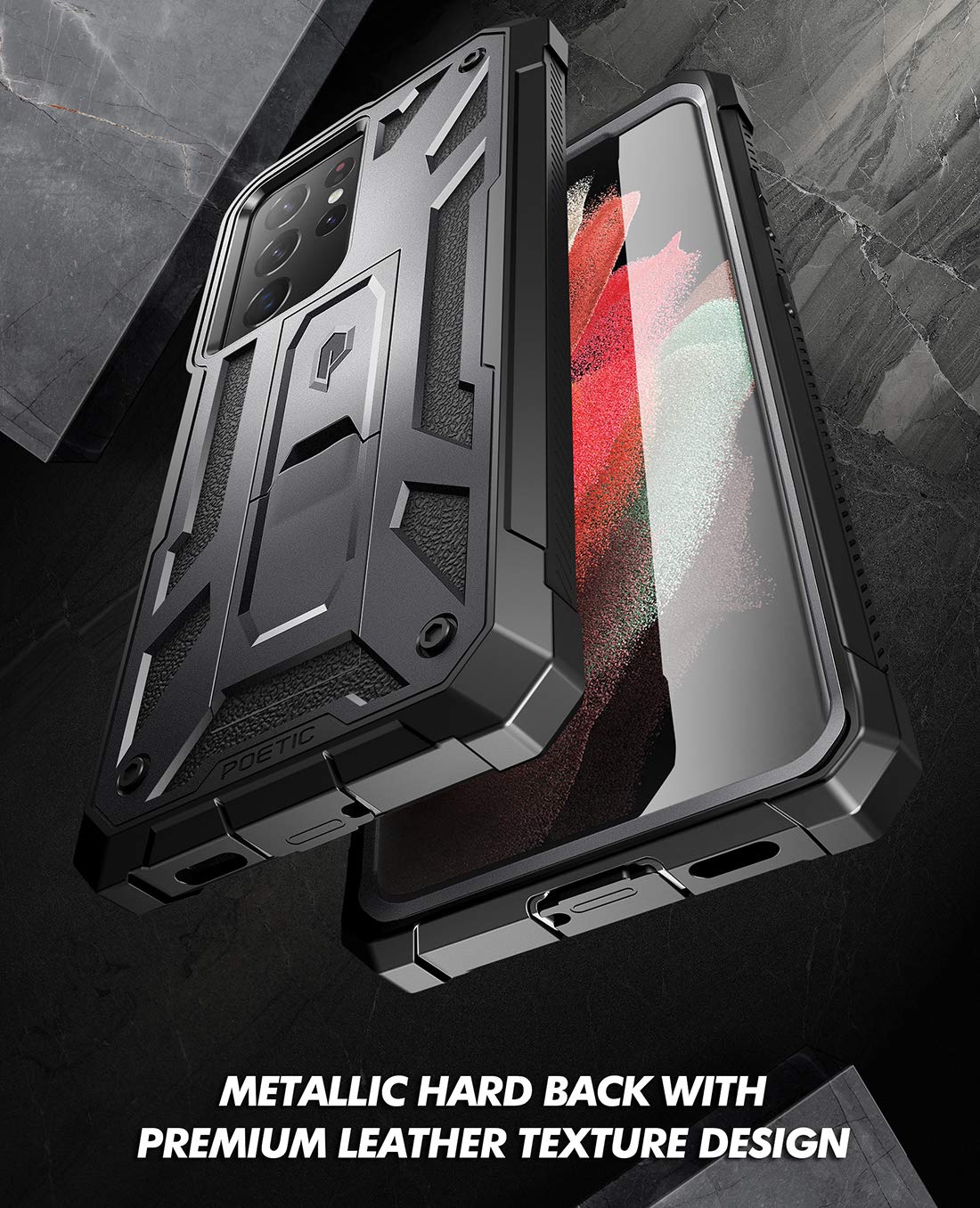 Foto 7 pulgar | Funda Poetic Spartan para Samsung Galaxy S21 Ultra 5g de 6.8 " - Venta Internacional