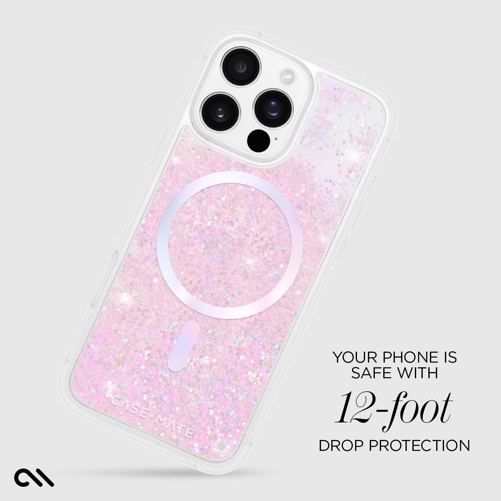 Foto 4 pulgar | Funda para Teléfono Case-Mate para iPhone 16 Pro Max Soap Bubble Waterfall - Venta Internacional