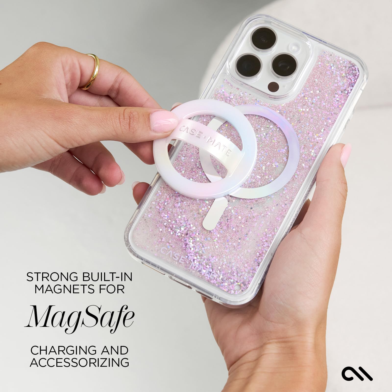 Foto 6 pulgar | Funda para Teléfono Case-Mate para iPhone 16 Pro Max Soap Bubble Waterfall - Venta Internacional