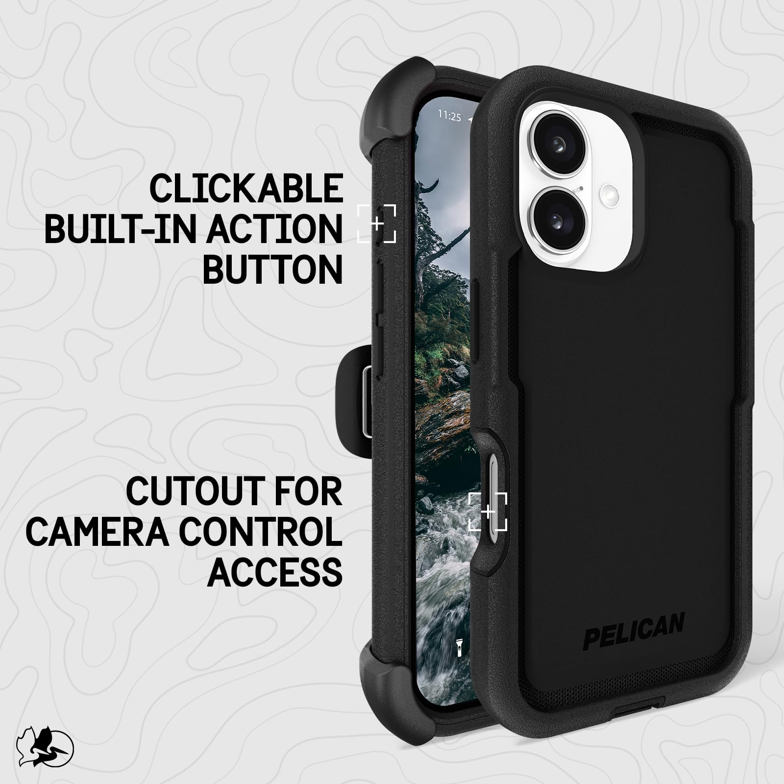 Foto 5 pulgar | Funda de Teléfono Pelican Voyager para iPhone 16 con Magsafe Black - Venta Internacional