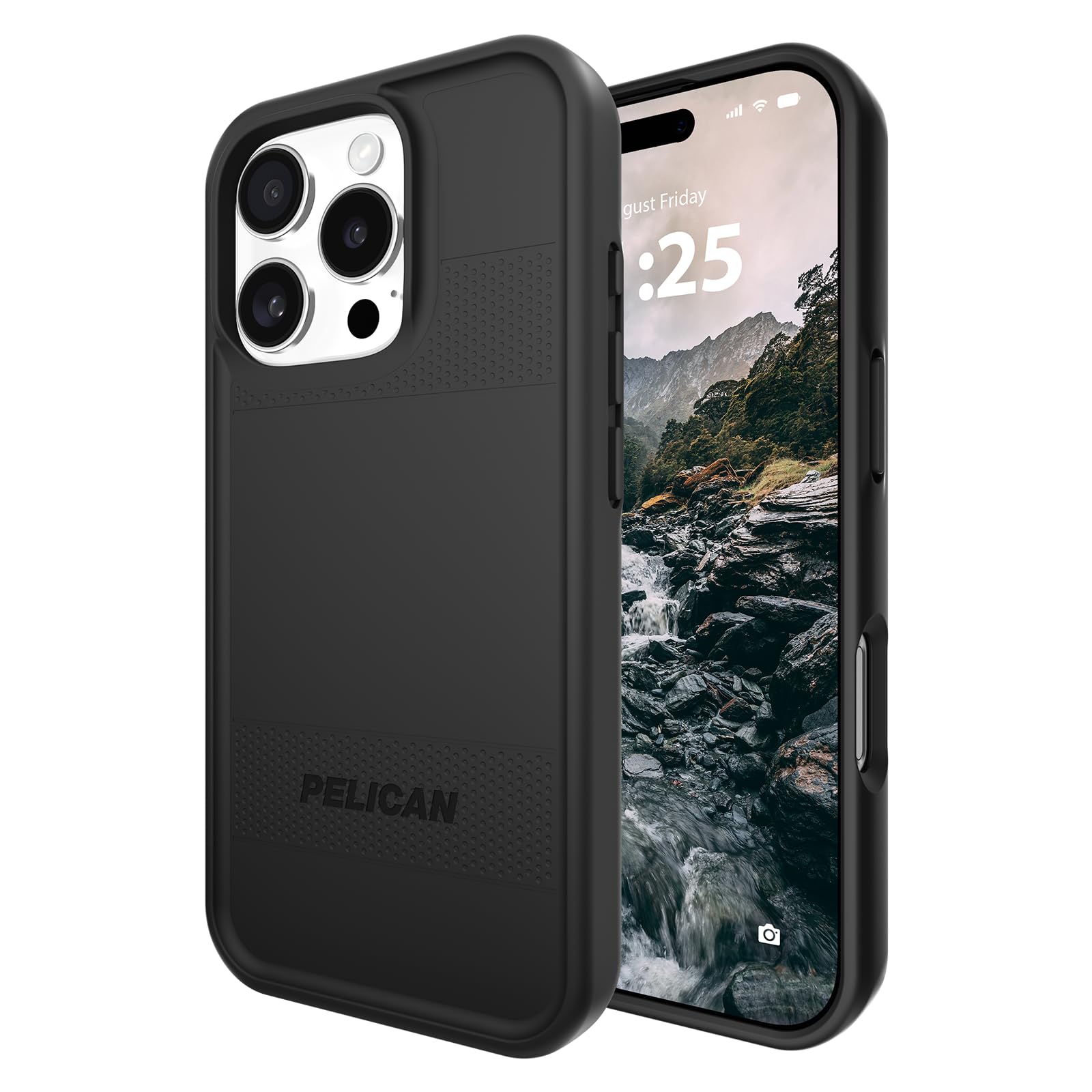 Funda para Teléfono Pelican Protector iPhone 16 Pro Negra - Venta Internacional