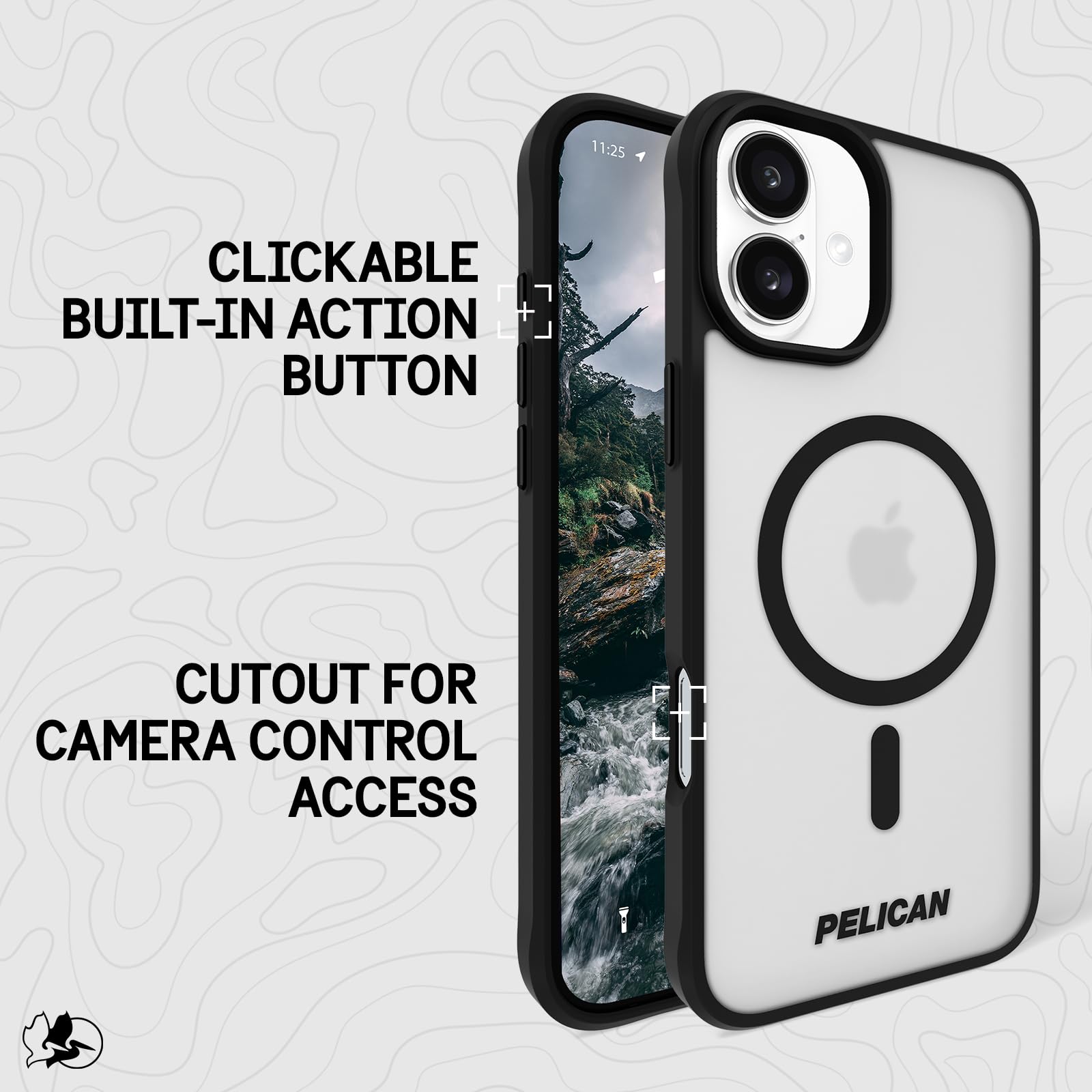 Foto 5 pulgar | Funda de Teléfono Pelican Ranger para iPhone 16 Plus con Magsafe Clear - Venta Internacional