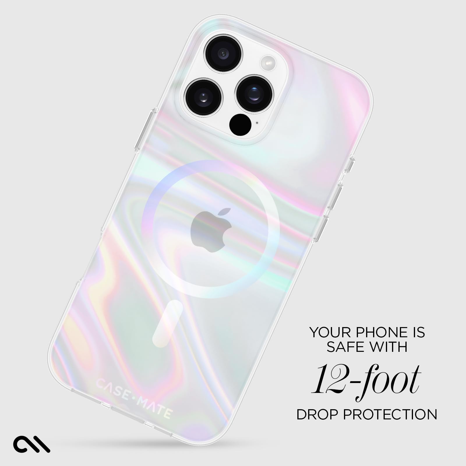 Foto 4 pulgar | Funda de Teléfono Case-Mate para iPhone 16 Pro Max Magsafe con Pompa de Jabón - Venta Internacional