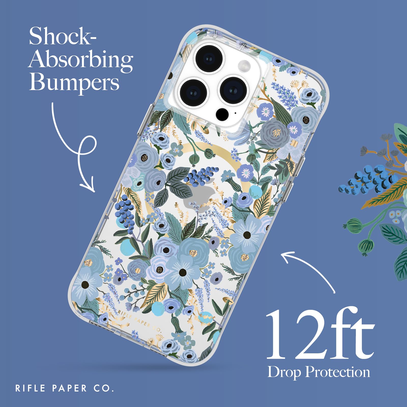 Foto 4 pulgar | Funda para Teléfono Case-mate Rifle Paper Co. Iphone 15 Pro Max - Venta Internacional
