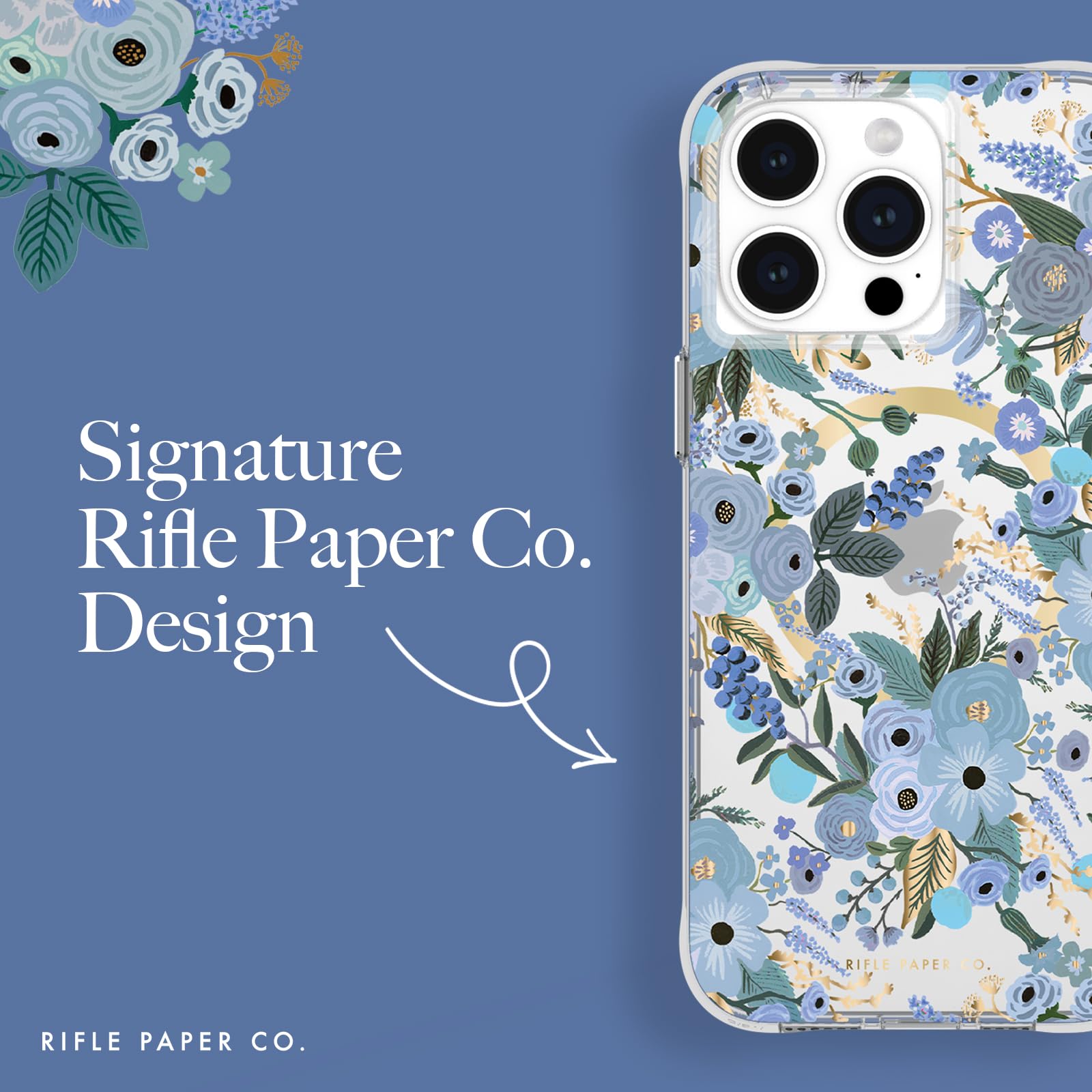 Foto 5 pulgar | Funda para Teléfono Case-mate Rifle Paper Co. Iphone 15 Pro Max - Venta Internacional