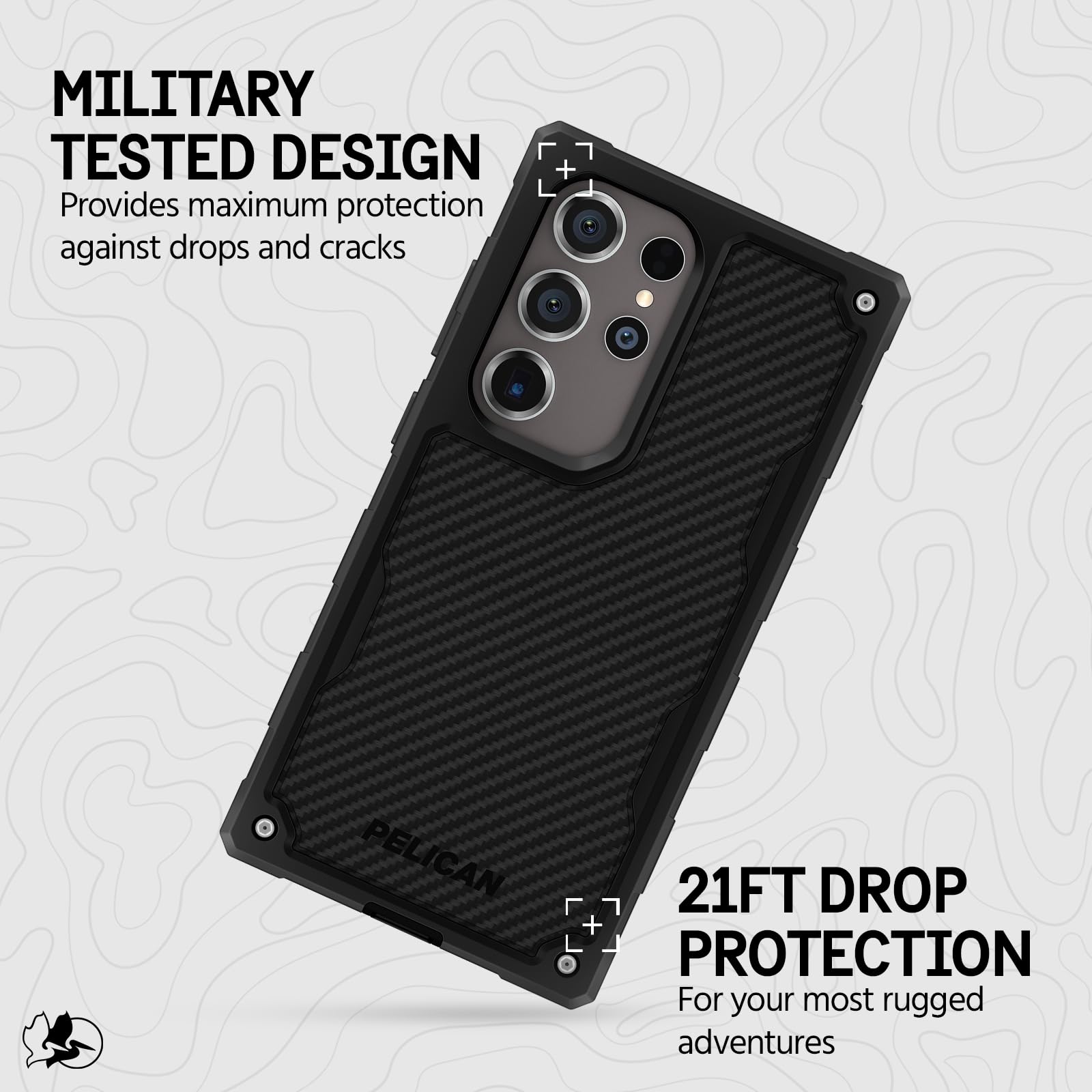 Foto 6 pulgar | Funda Pelican Shield Para Samsung Galaxy S24 Ultra De 6.8 Pulgadas - Venta Internacional