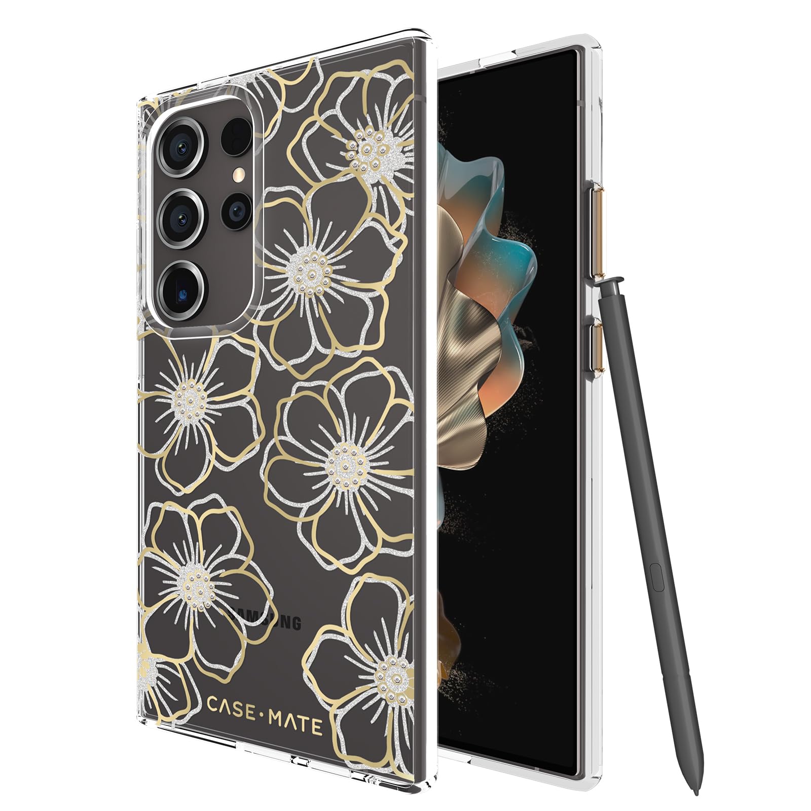 Foto 2 pulgar | Funda Para Teléfono Case-mate Samsung Galaxy S24 Ultra Floral Gems - Venta Internacional.