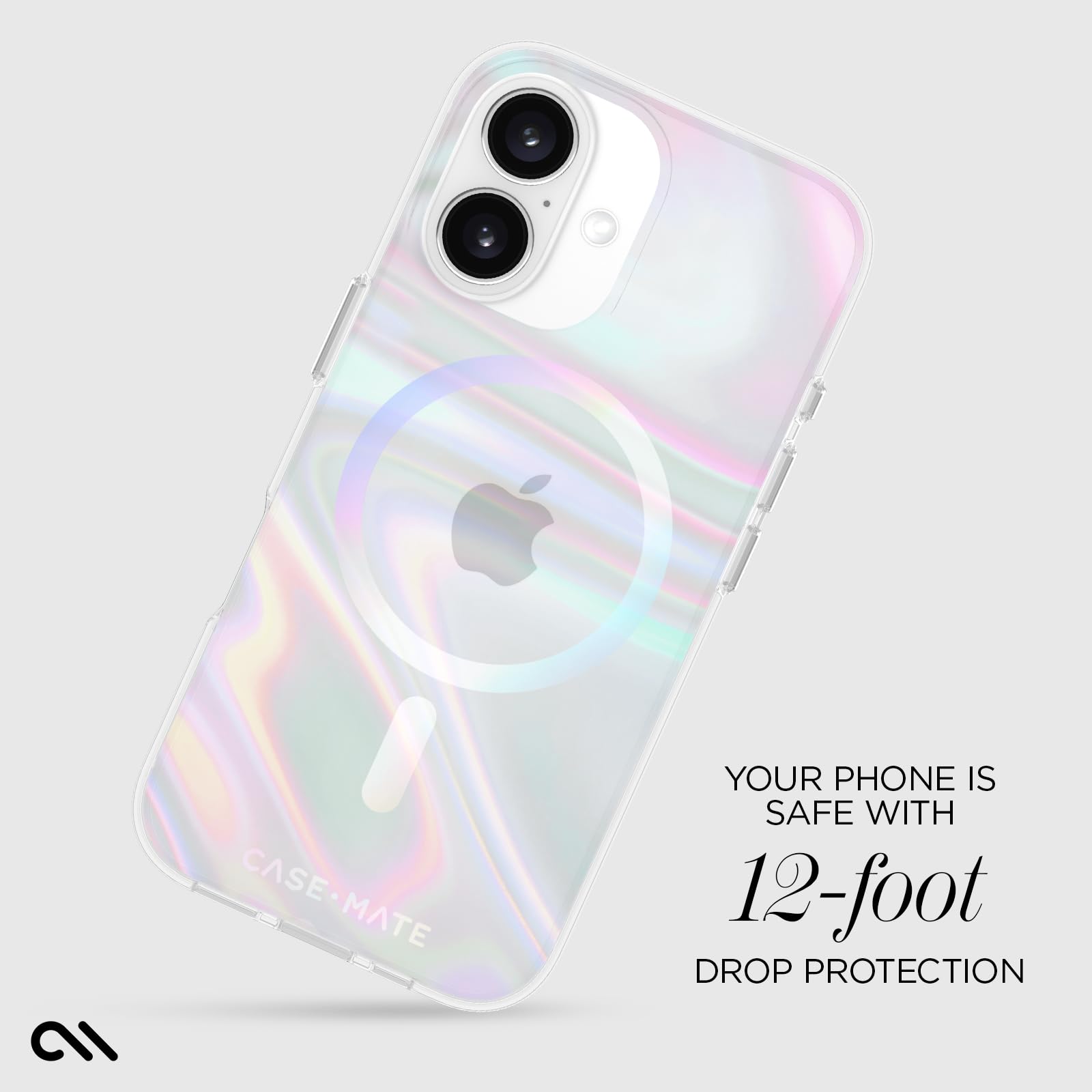 Foto 4 pulgar | Funda de Teléfono Case-mate para Iphone 16 Con Pompa De Jabón Magsafe - Venta Internacional
