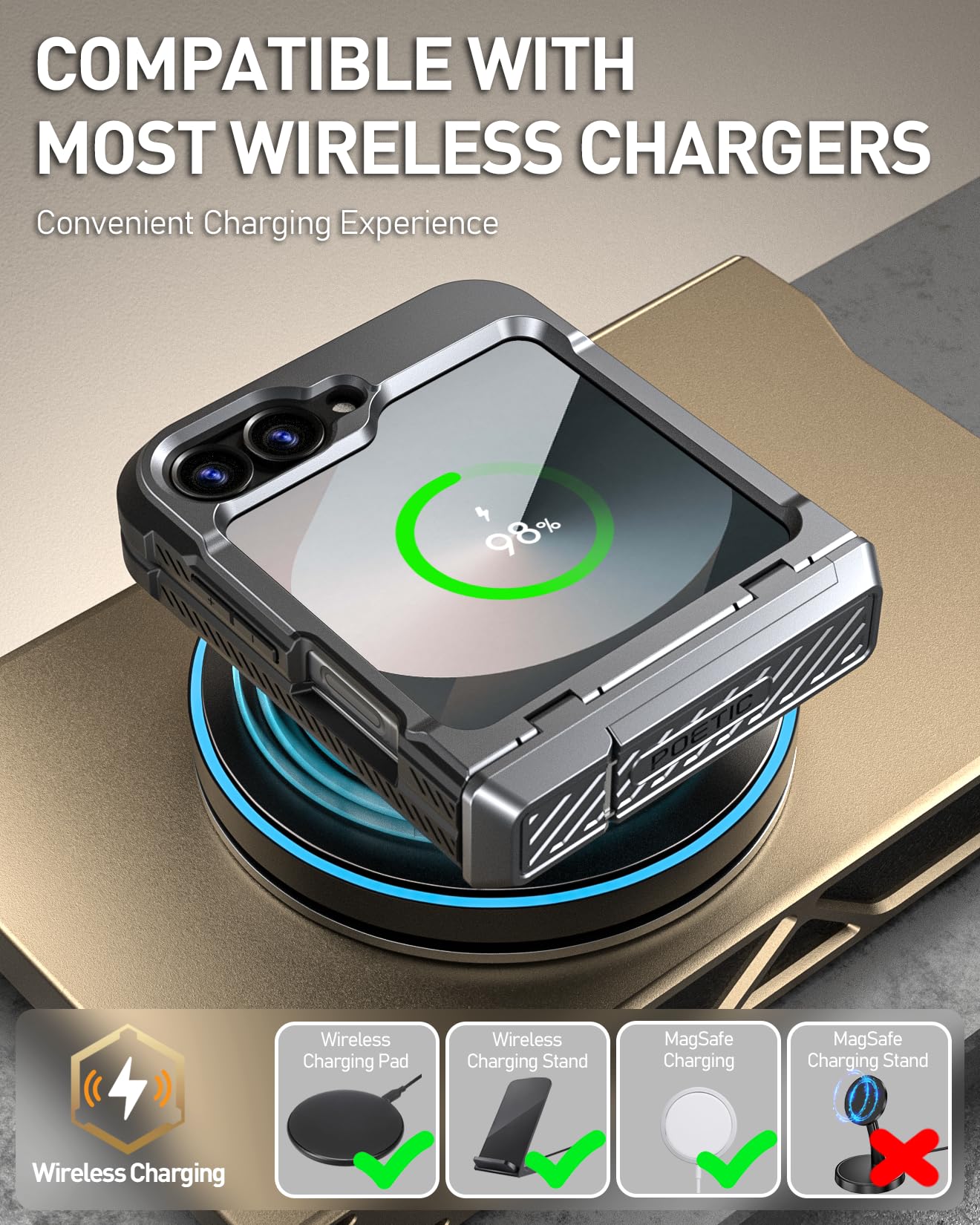 Foto 6 | Funda Poetic Spartan para Samsung Galaxy Z Flip 6 5g - Venta Internacional
