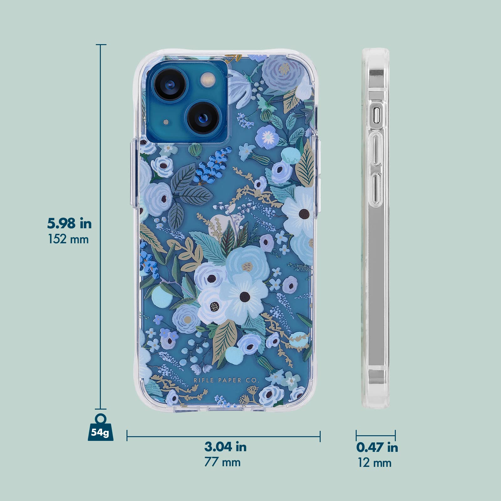Foto 3 | Funda para Teléfono Case-Mate Rifle Paper Co iPhone 13 Garden - Venta Internacional