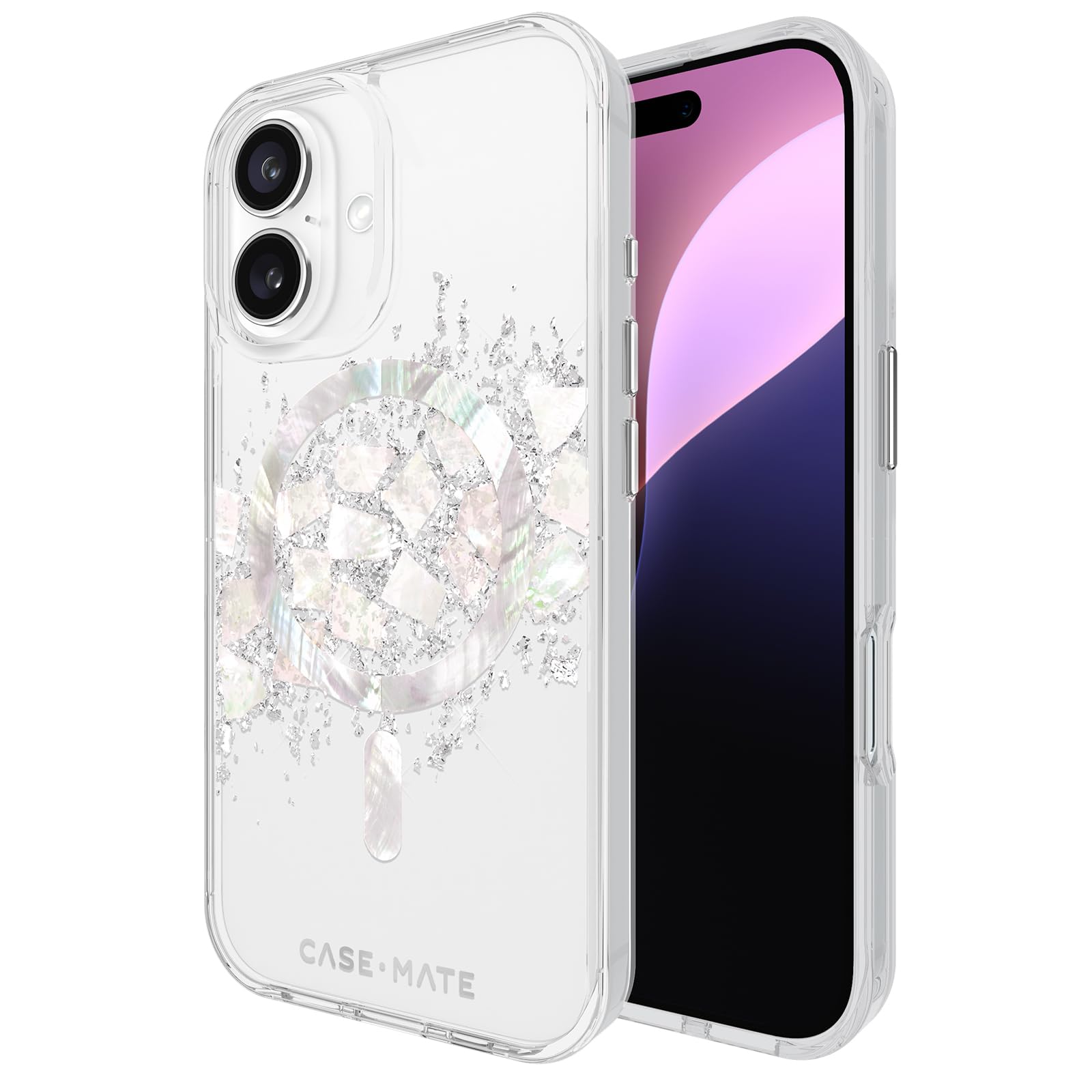Foto 2 pulgar | Funda para Teléfono Case-mate Iphone 16 Touch Of Pearl Magsafe - Venta Internacional