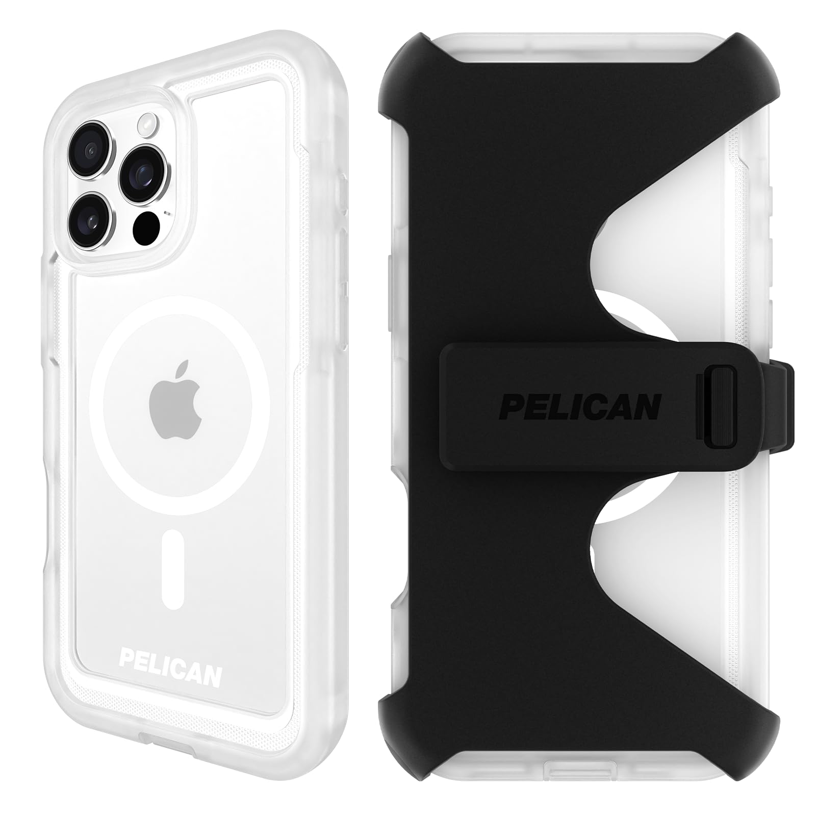Funda para Teléfono Pelican Voyager iPhone 16 Pro Max Clear - Venta Internacional