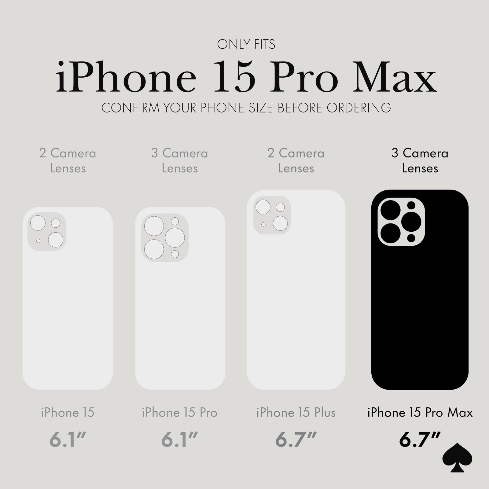 Foto 2 | Funda de Teléfono Kate Spade New York Para Iphone 15 Pro Max Ondulada Iridiscente - Venta Internacional