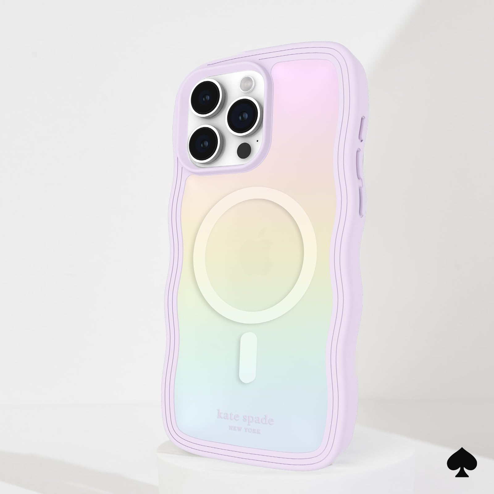 Foto 7 pulgar | Funda de Teléfono Kate Spade New York Para Iphone 15 Pro Max Ondulada Iridiscente - Venta Internacional