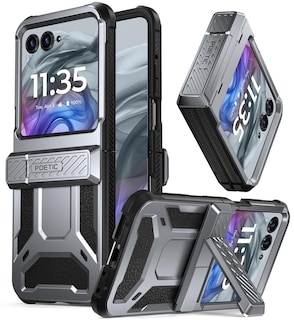 Foto 1 | Funda Poetic Spartan para Motorola Moto Razr 2024 con Soporte - Venta Internacional