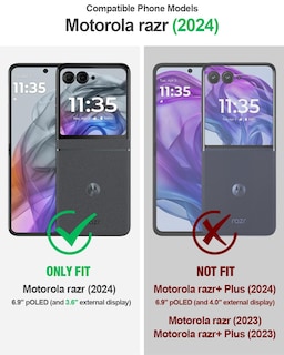 Foto 2 | Funda Poetic Spartan para Motorola Moto Razr 2024 con Soporte - Venta Internacional