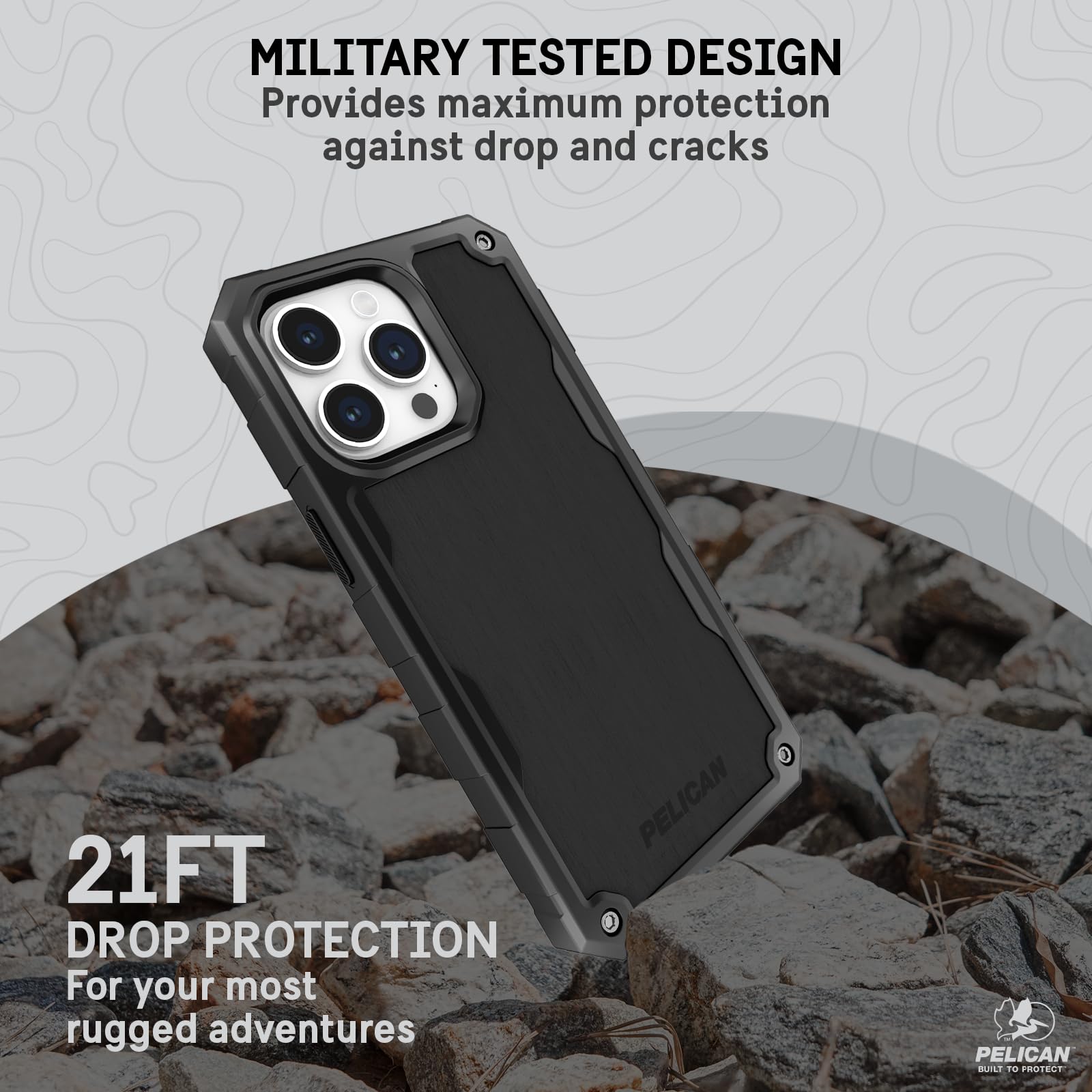 Foto 5 pulgar | Funda de Teléfono Pelican Shield para Iphone 15 Pro Max Con Magsafe - Venta Internacional