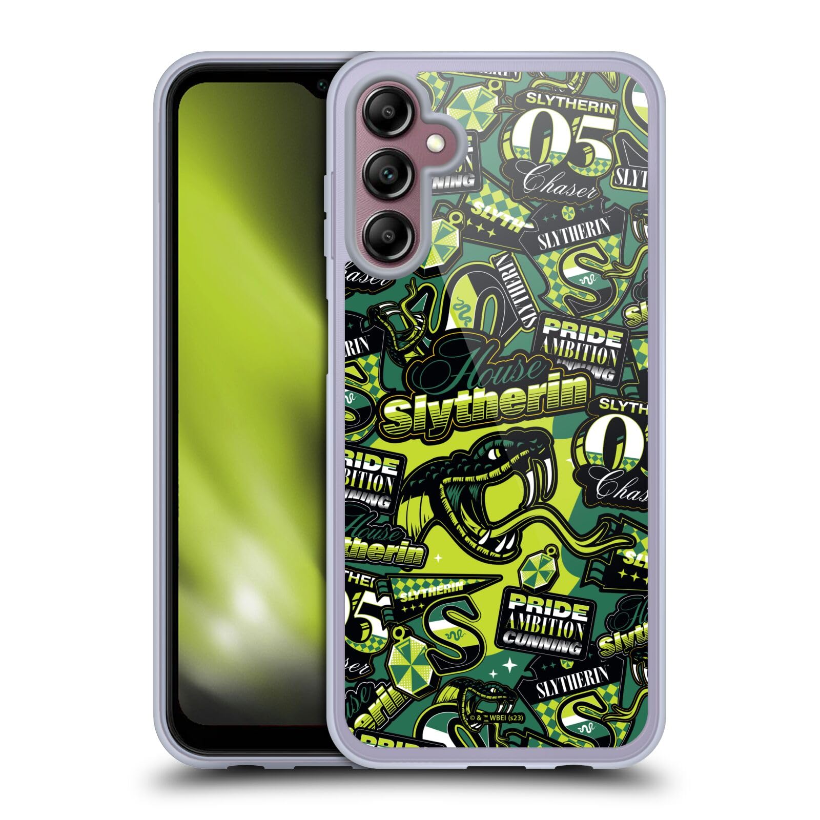 Foto 2 pulgar | Funda De Teléfono Head Case Designs Harry Potter Slytherin A14 5g - Venta Internacional.