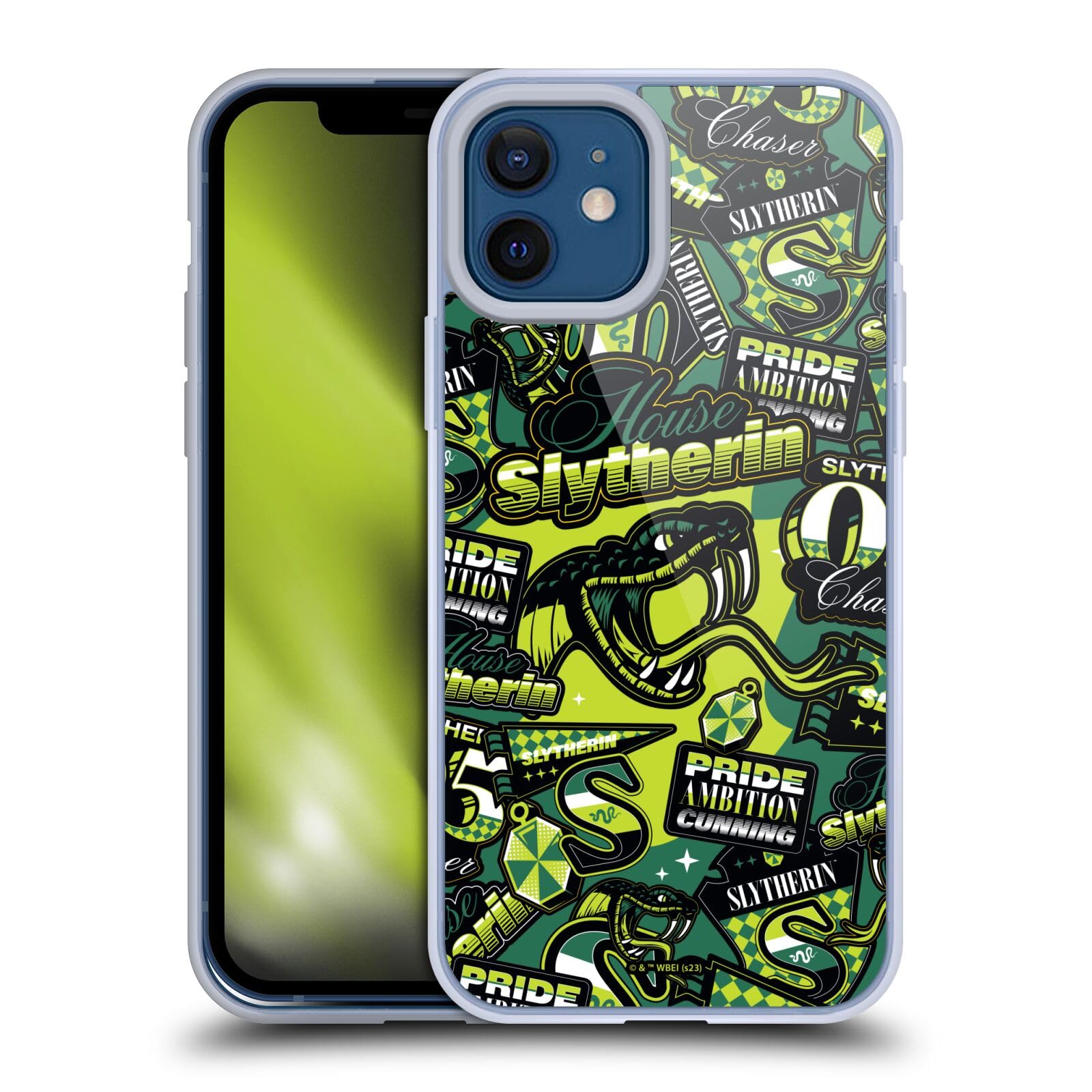 Foto 2 pulgar | Funda De Teléfono Head Case Designs Harry Potter Slytherin Iphone 12/12 Pro - Venta Internacional.