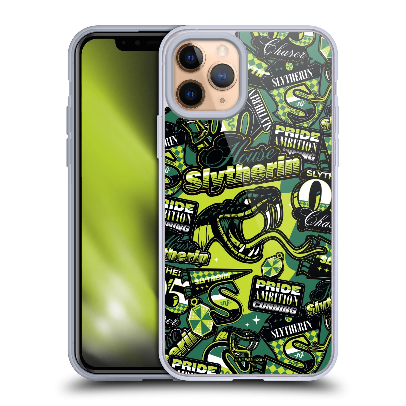 Foto 2 pulgar | Funda De Teléfono Head Case Designs Harry Potter Slytherin Iphone 11 Pro - Venta Internacional.
