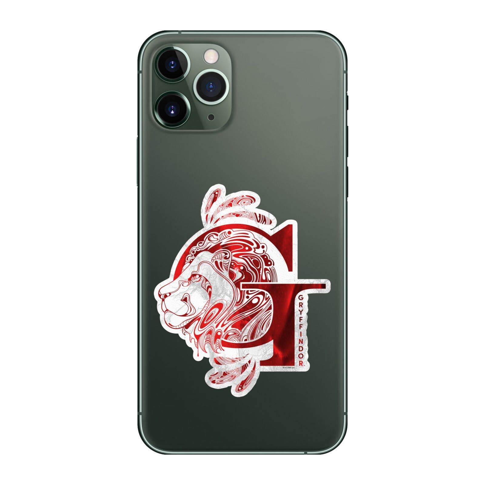 Calcomanía De Piel Con Diseño De Cabeza De Harry Potter Y Gryffindor - Venta Internacional.