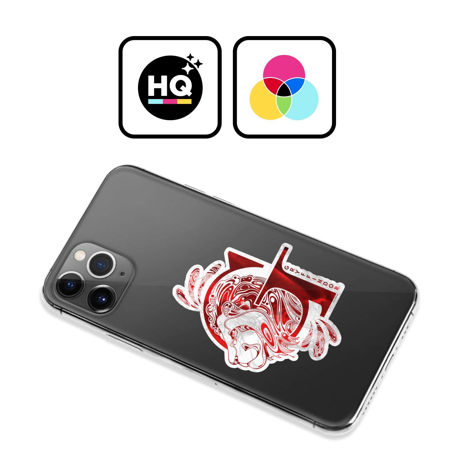 Foto 3 pulgar | Calcomanía De Piel Con Diseño De Cabeza De Harry Potter Y Gryffindor - Venta Internacional.