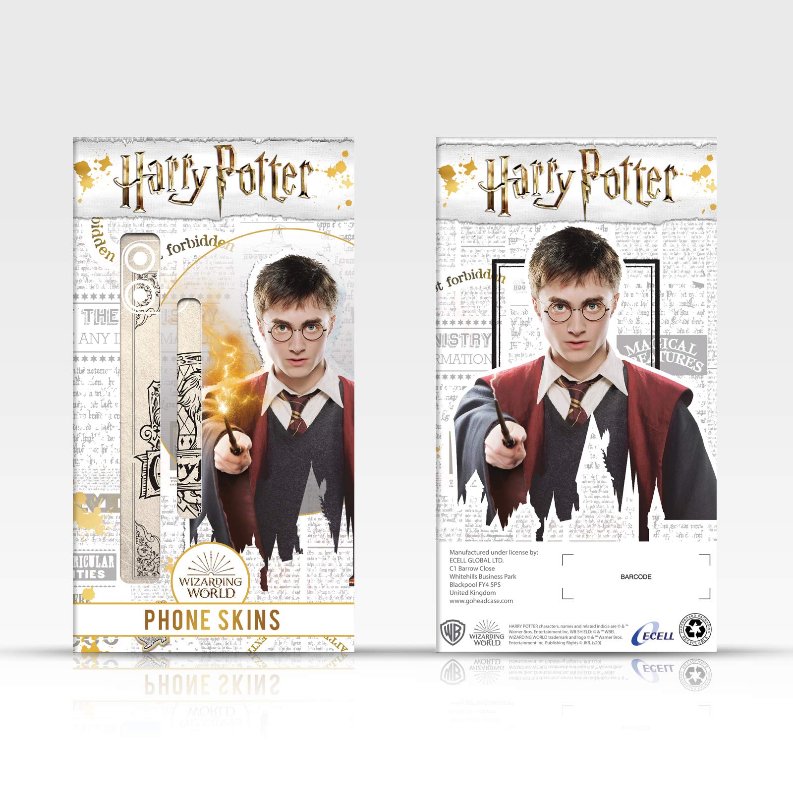 Foto 8 pulgar | Calcomanía De Piel Con Diseño De Cabeza De Harry Potter Y Gryffindor - Venta Internacional.