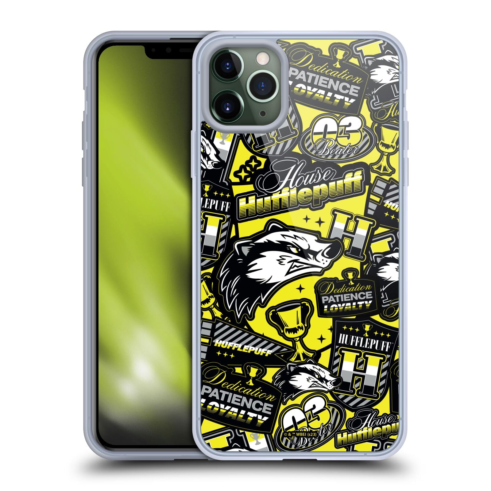 Funda De Teléfono Con Diseño De Carcasa De Gel Suave Harry Potter Hufflepuff Para Iphone 11 Pro Max - Venta Internac