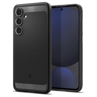 Foto 1 | Funda Spigen Rugged Armor Para El Galaxy S24 Fe 2024, Color Negro Mate - Venta Internacional.