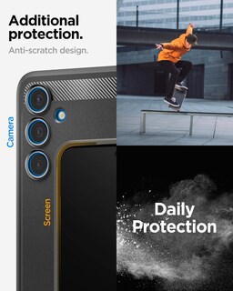 Foto 5 | Funda Spigen Rugged Armor Para El Galaxy S24 Fe 2024, Color Negro Mate - Venta Internacional.