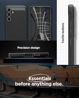 Foto 7 | Funda Spigen Rugged Armor Para El Galaxy S24 Fe 2024, Color Negro Mate - Venta Internacional.