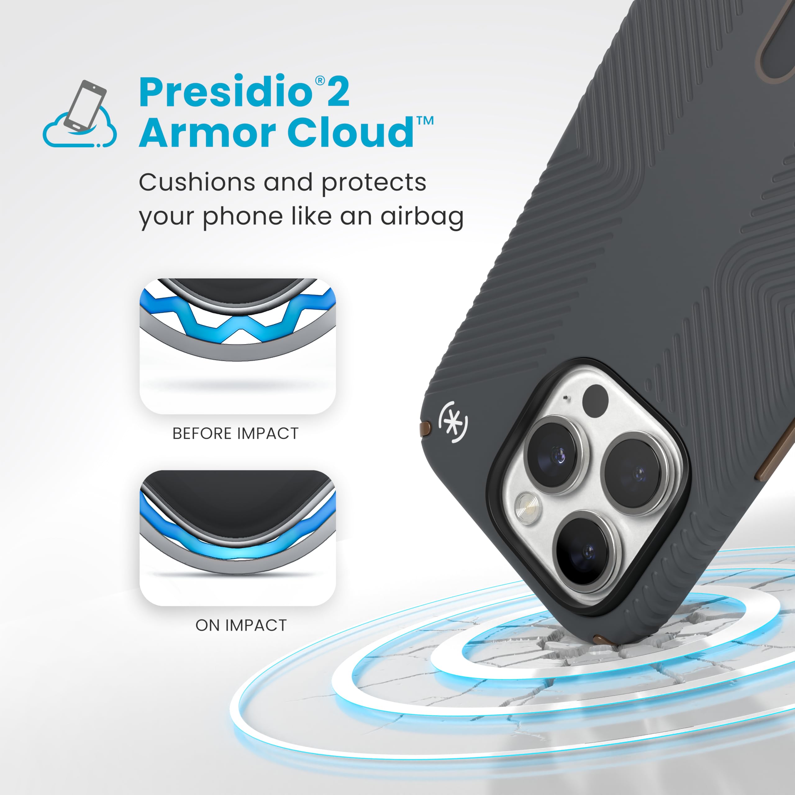 Foto 5 pulgar | Funda Para Teléfono Speck Presidio 2 Grip Magsafe Para Iphone 16 Pro - Venta Internacional.