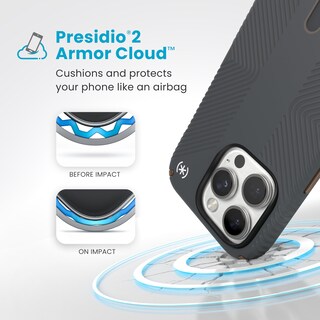 Foto 4 | Funda Para Teléfono Speck Presidio 2 Grip Magsafe Para Iphone 16 Pro - Venta Internacional.