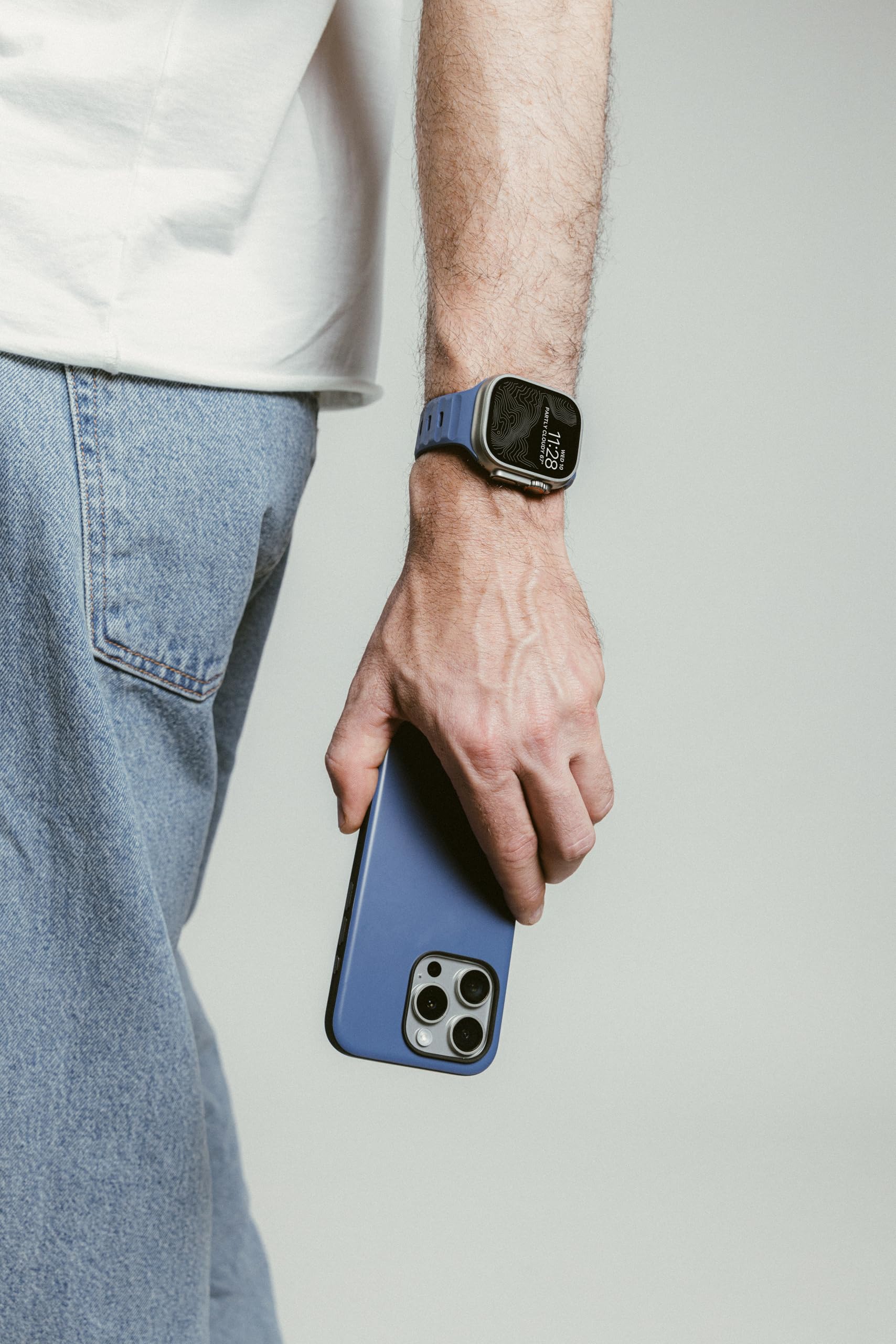 Foto 3 pulgar | Funda De Teléfono Nomad Sport Naval Blue Para Iphone 16 Pro Max - Venta Internacional.