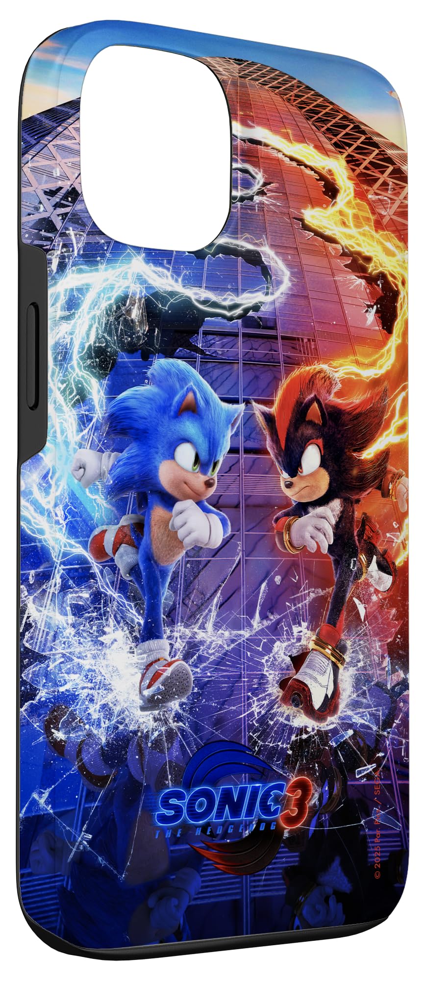 Foto 4 pulgar | Funda De Teléfono Sonic The Hedgehog 3 Sonic Vs Shadow Para Iphone 13 - Venta Internacional.
