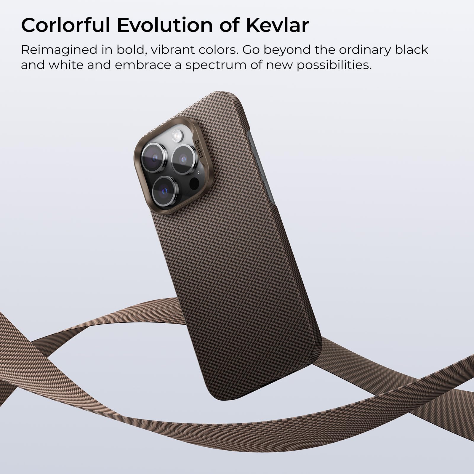 Foto 7 pulgar | Funda Benks Para Iphone 16 Pro Armortint Armorair De Fibra De Kevlar - Venta Internacional.