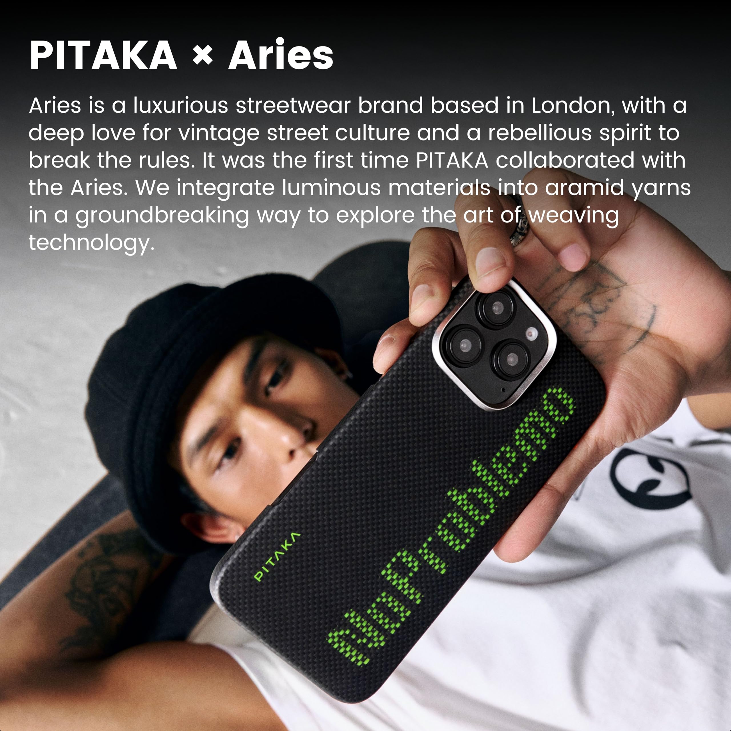 Foto 3 pulgar | Funda Pitaka Para Iphone 16 Pro Max Luminous Tactile - Venta Internacional.