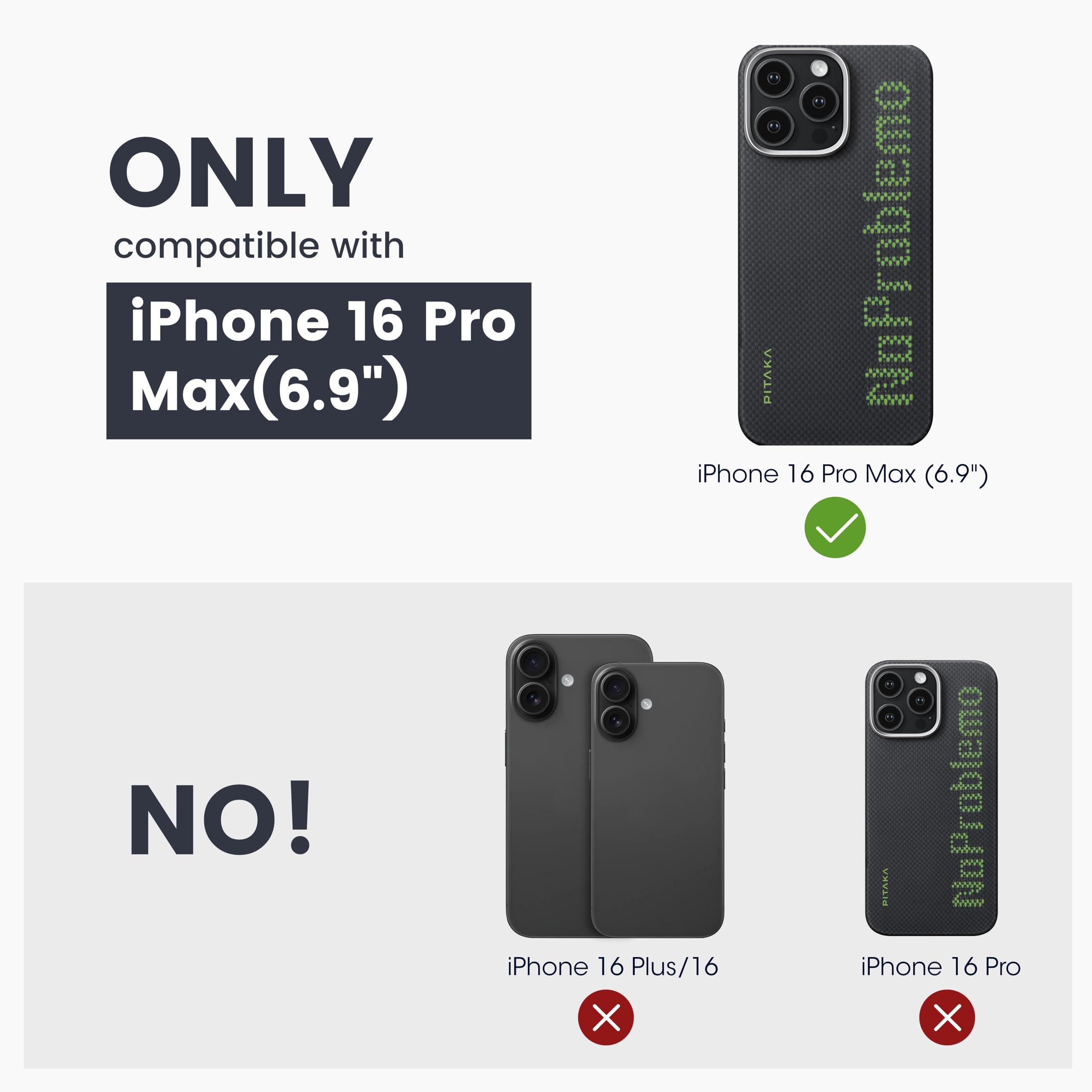 Foto 6 pulgar | Funda Pitaka Para Iphone 16 Pro Max Luminous Tactile - Venta Internacional.