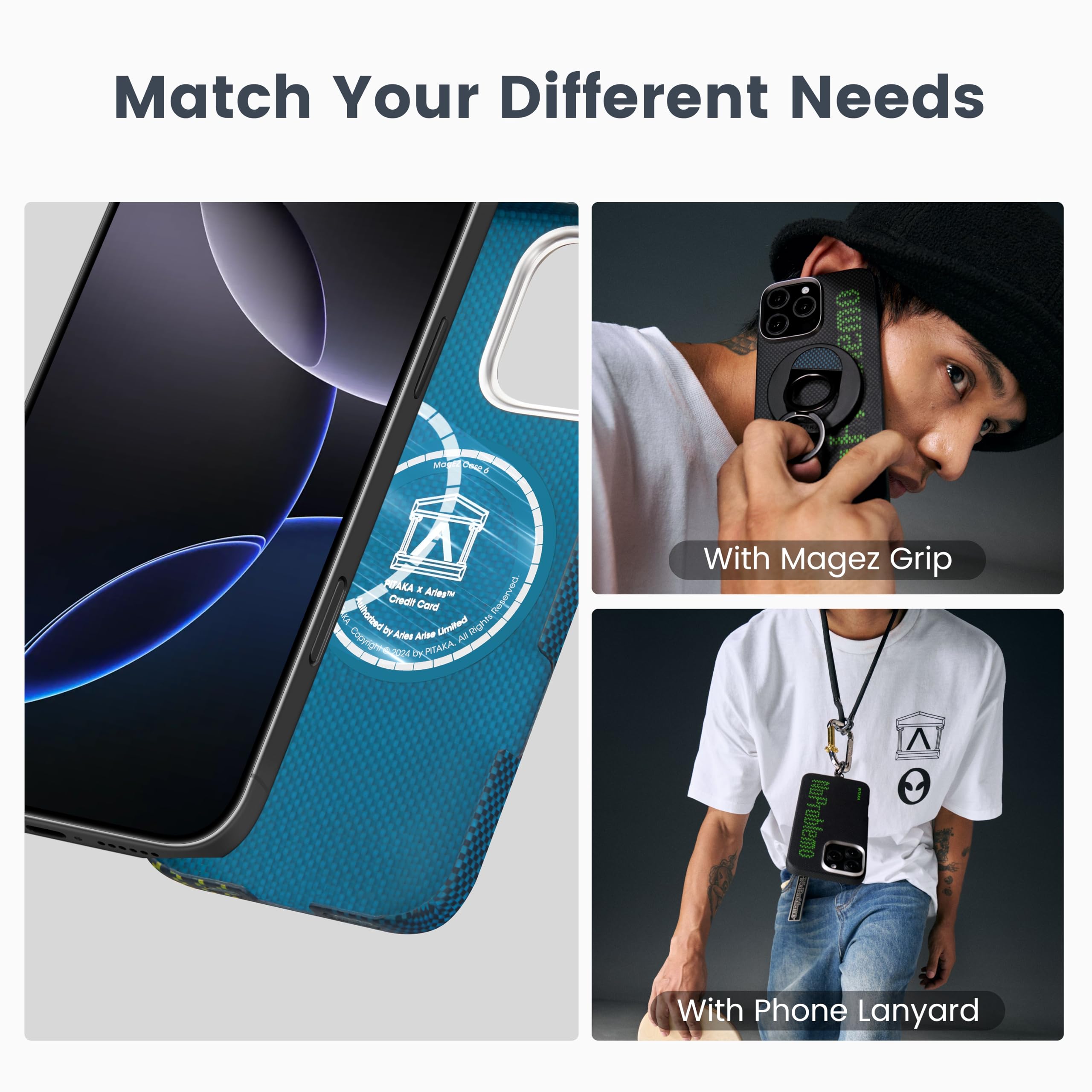Foto 7 | Funda Pitaka Para Iphone 16 Pro Max Luminous Tactile - Venta Internacional.