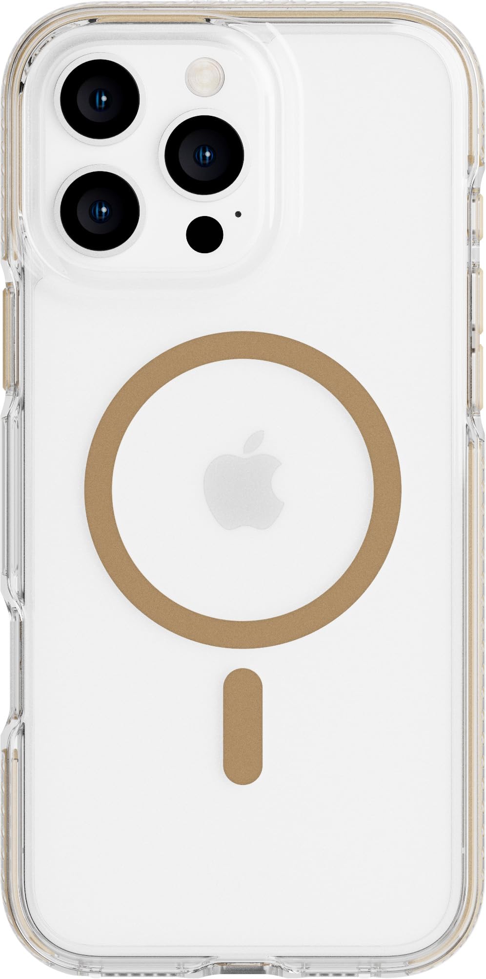 Funda De Teléfono Tech21 Evocrystal Para Iphone 16 Pro Max Gold - Venta Internacional.